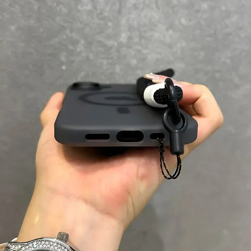 Cover Candy Color con Laccetto per iPhone MagSafe – Soft Touch