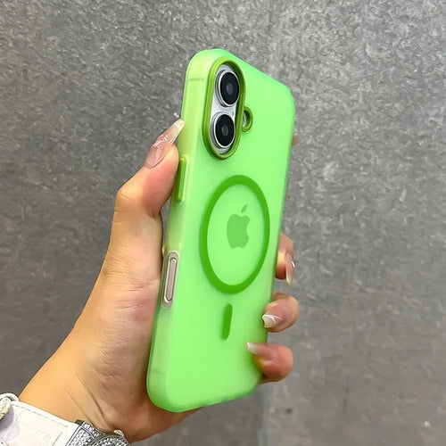 Cover Candy Color con Laccetto per iPhone MagSafe – Soft Touch