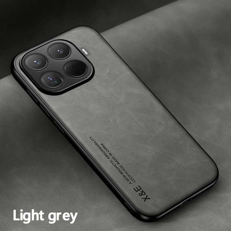 Cover in Pelle per Xiaomi 15T / 15T Pro / 14T / 13T Pro / 17 Pro Max – Supporto in Metallo Integrato