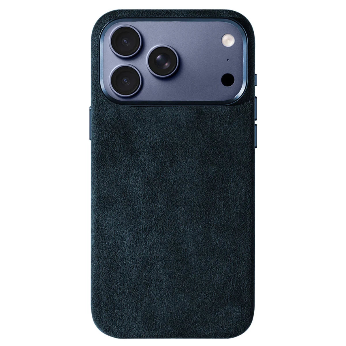 Cover in Alcantara Italiana MagSafe per iPhone 17 / 17 Pro / Pro Max – Premium con Tasto Smart