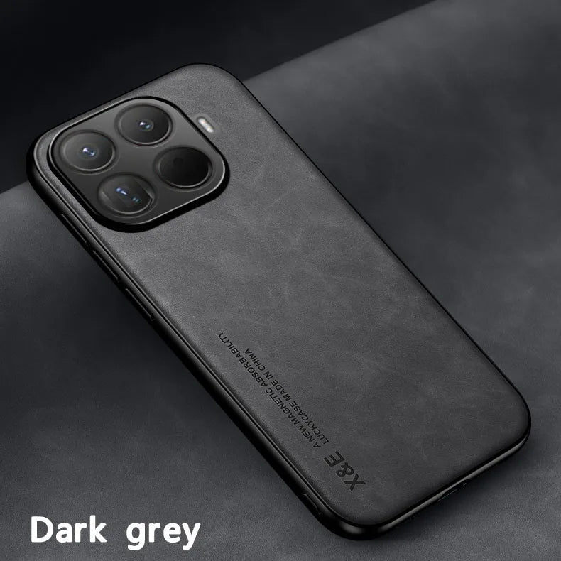 Cover in Pelle per Xiaomi 15T / 15T Pro / 14T / 13T Pro / 17 Pro Max – Supporto in Metallo Integrato